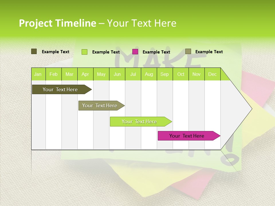 Black Exclamation Point Determination PowerPoint Template