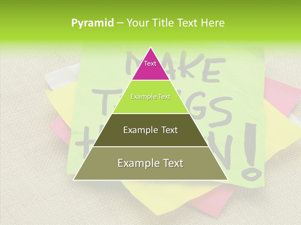 Black Exclamation Point Determination PowerPoint Template