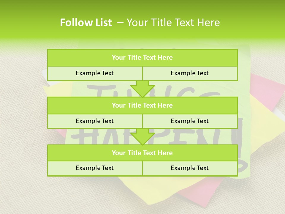 Black Exclamation Point Determination PowerPoint Template