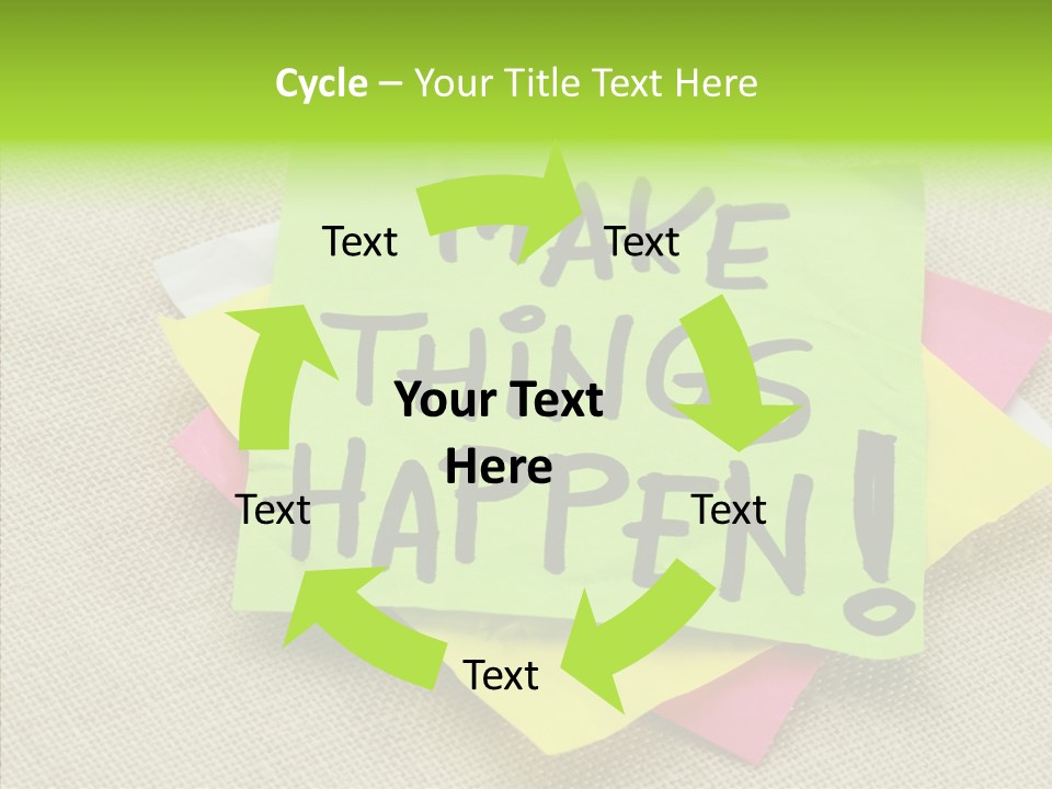 Black Exclamation Point Determination PowerPoint Template