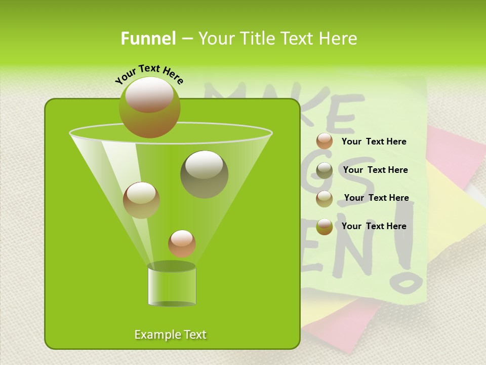 Black Exclamation Point Determination PowerPoint Template