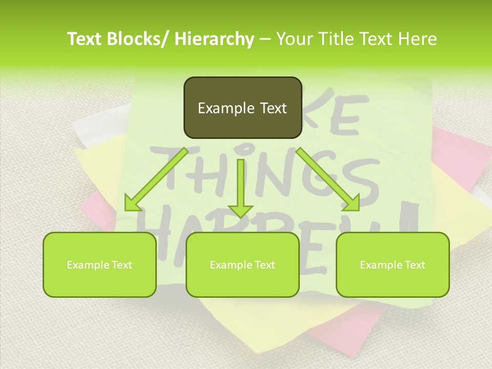 Black Exclamation Point Determination PowerPoint Template