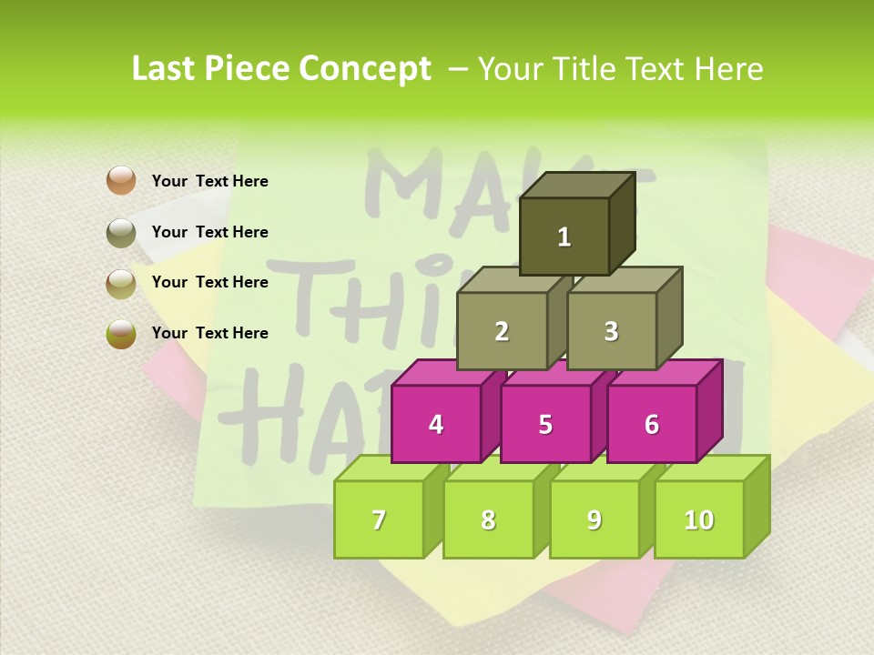 Black Exclamation Point Determination PowerPoint Template