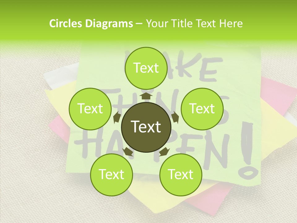 Black Exclamation Point Determination PowerPoint Template