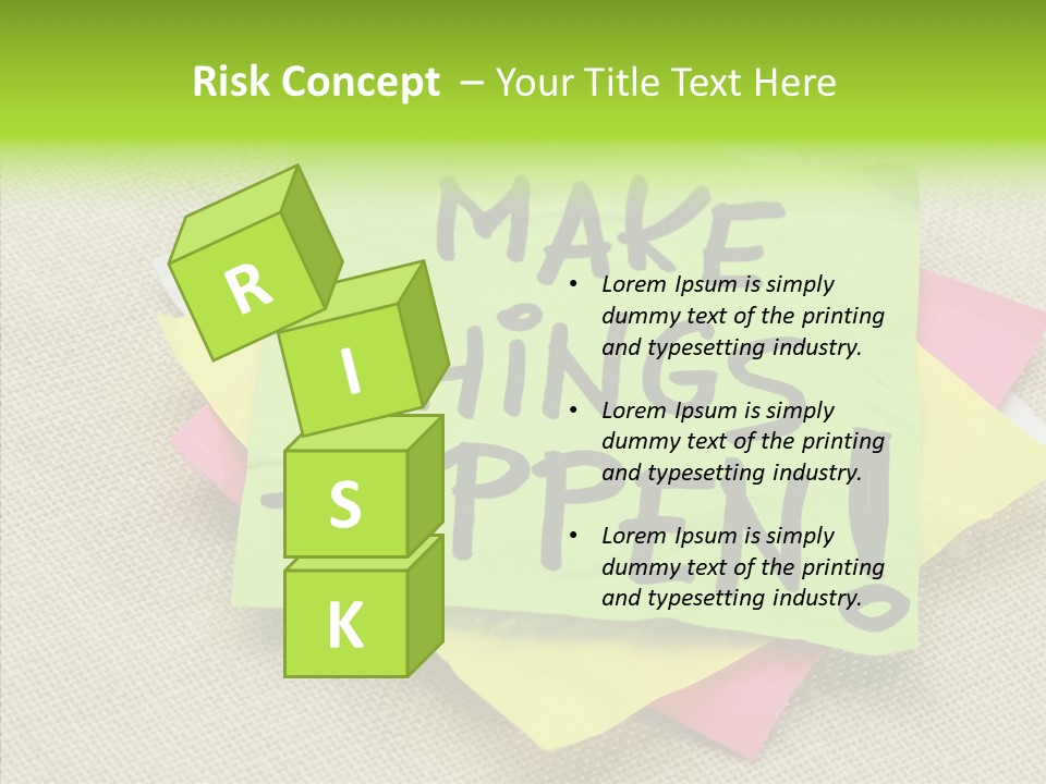 Black Exclamation Point Determination PowerPoint Template