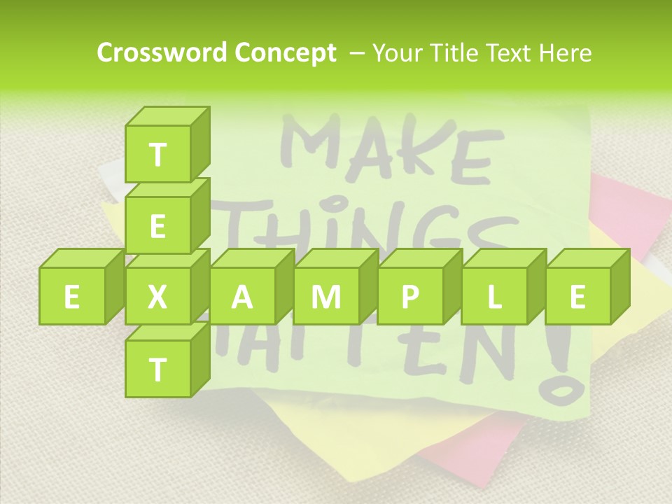 Black Exclamation Point Determination PowerPoint Template