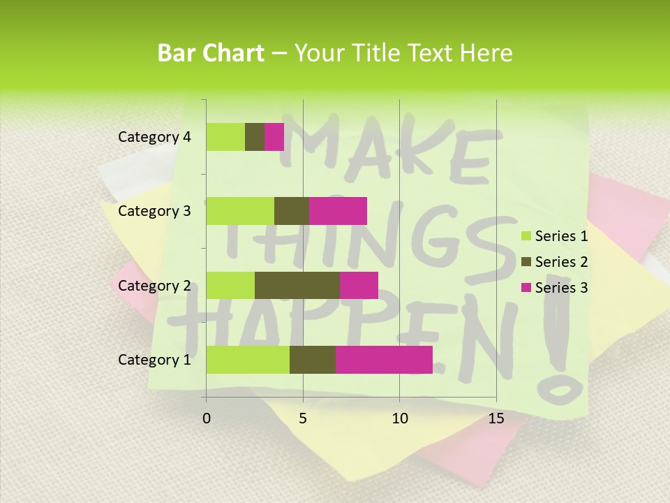 Black Exclamation Point Determination PowerPoint Template