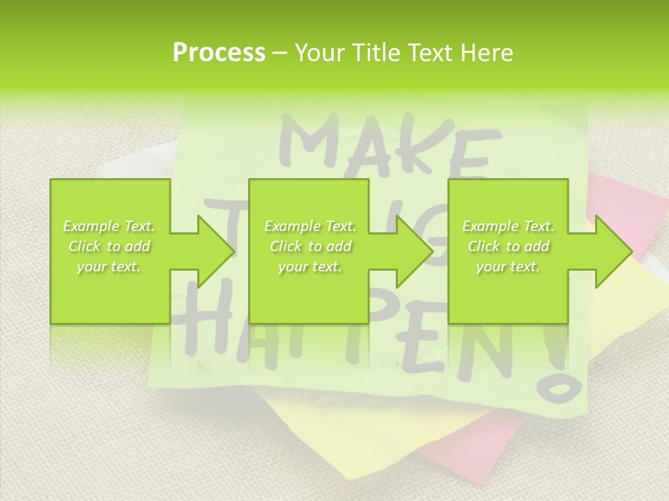 Black Exclamation Point Determination PowerPoint Template