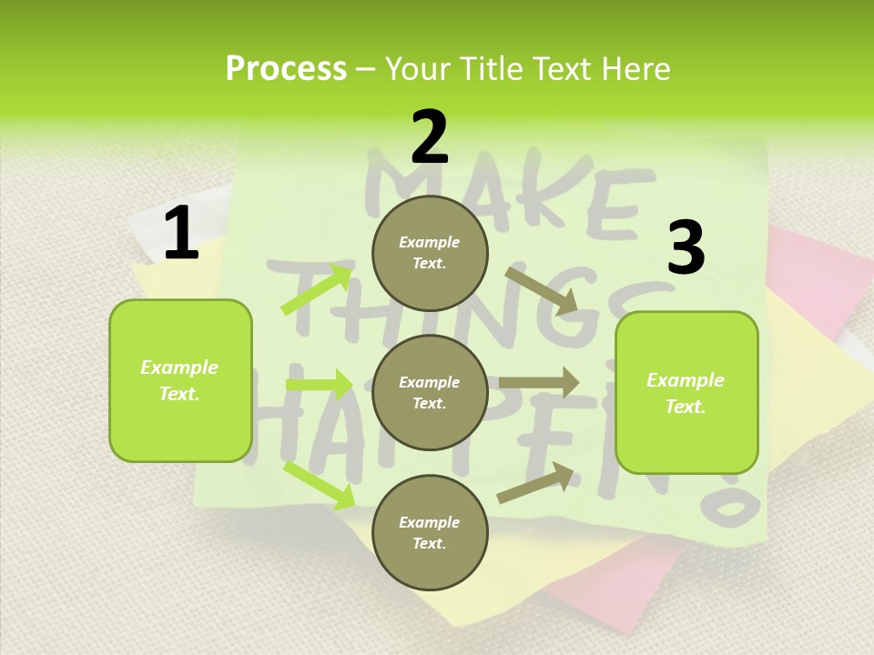 Black Exclamation Point Determination PowerPoint Template