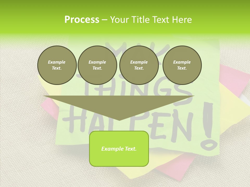 Black Exclamation Point Determination PowerPoint Template