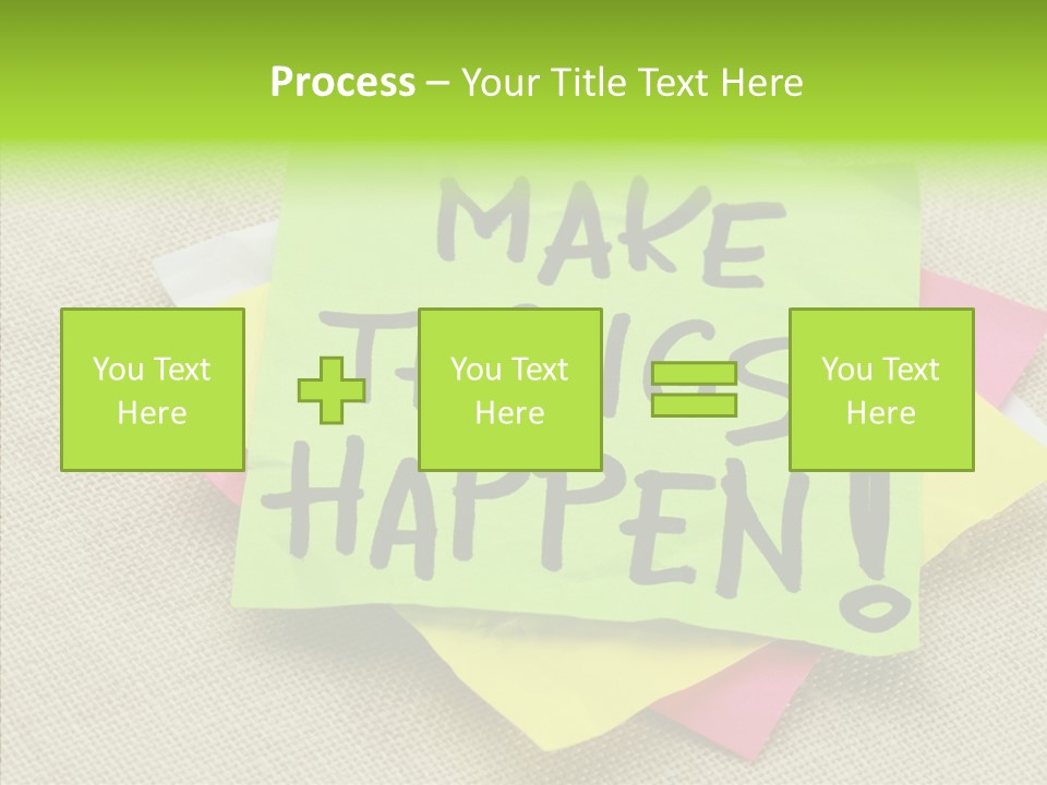 Black Exclamation Point Determination PowerPoint Template