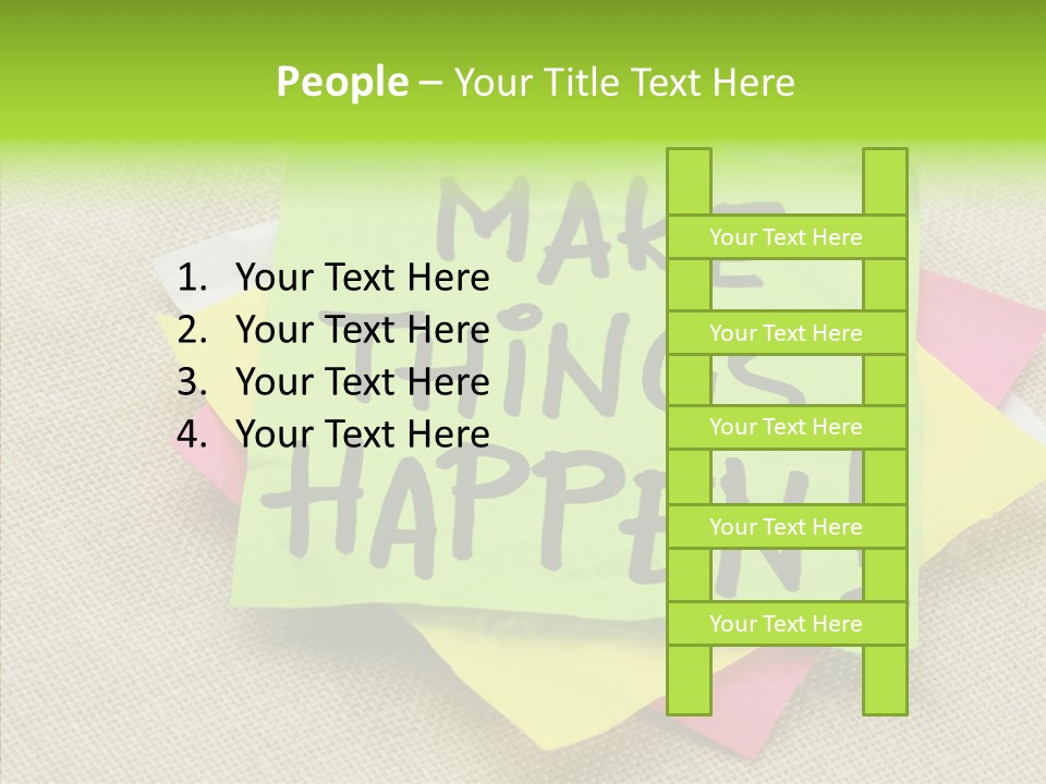 Black Exclamation Point Determination PowerPoint Template