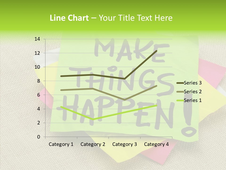 Black Exclamation Point Determination PowerPoint Template