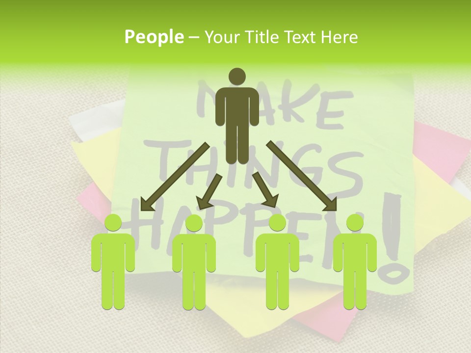 Black Exclamation Point Determination PowerPoint Template