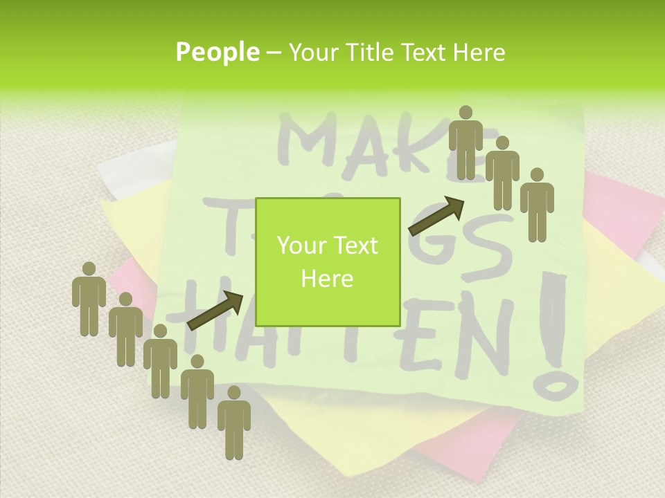 Black Exclamation Point Determination PowerPoint Template