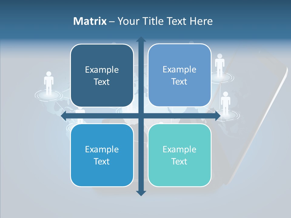 Laptop Wireless Pattern PowerPoint Template