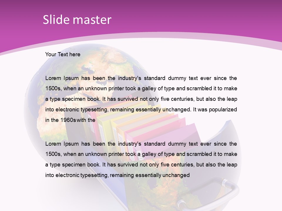 Database Document Host PowerPoint Template