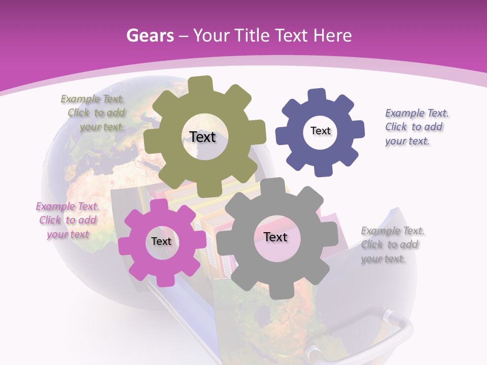 Database Document Host PowerPoint Template