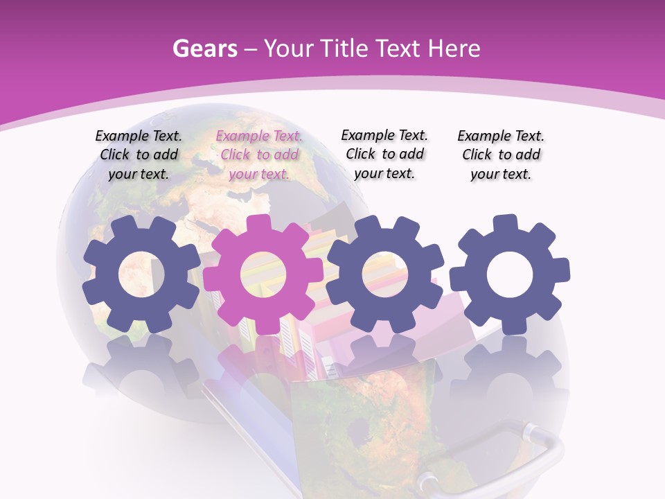 Database Document Host PowerPoint Template
