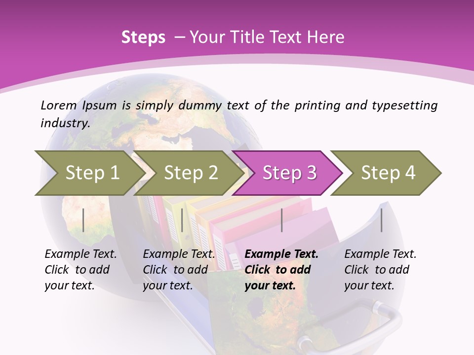 Database Document Host PowerPoint Template