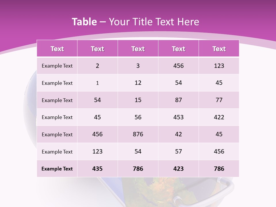 Database Document Host PowerPoint Template