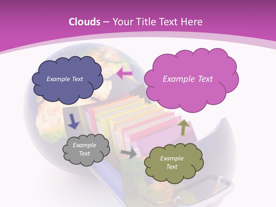 Database Document Host PowerPoint Template