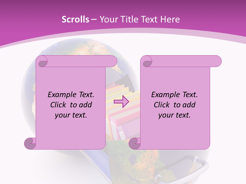 Database Document Host PowerPoint Template