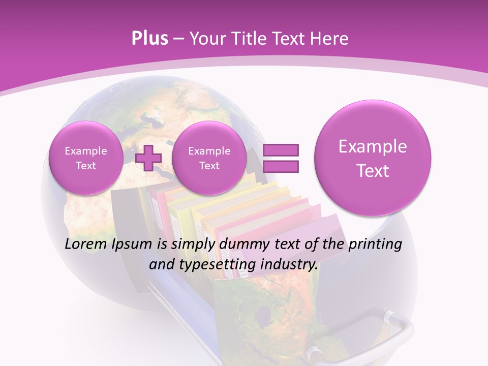 Database Document Host PowerPoint Template