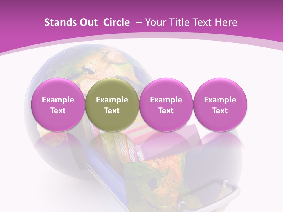 Database Document Host PowerPoint Template