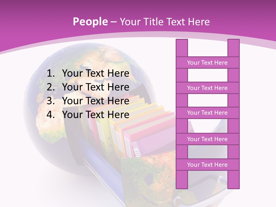 Database Document Host PowerPoint Template