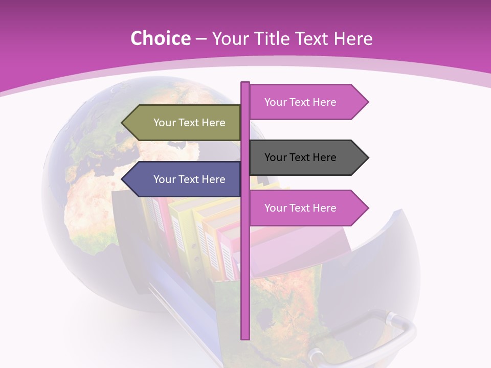 Database Document Host PowerPoint Template
