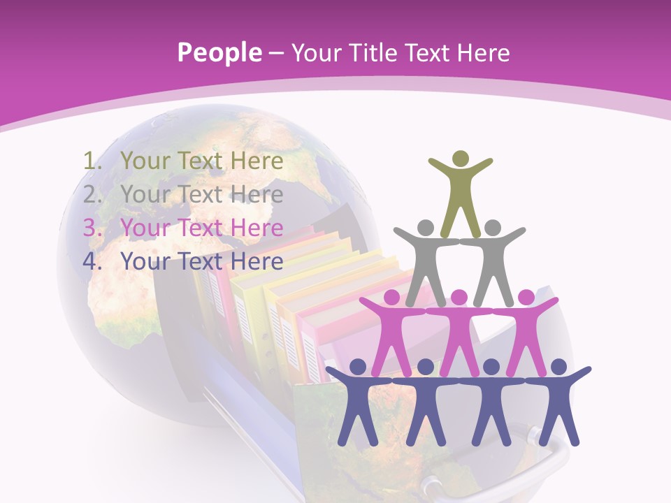 Database Document Host PowerPoint Template