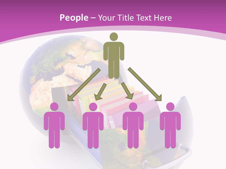 Database Document Host PowerPoint Template