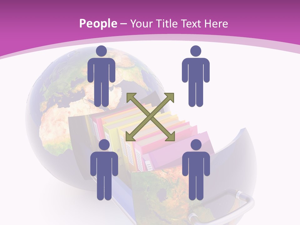 Database Document Host PowerPoint Template