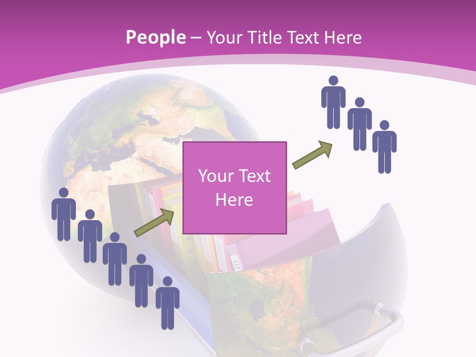 Database Document Host PowerPoint Template
