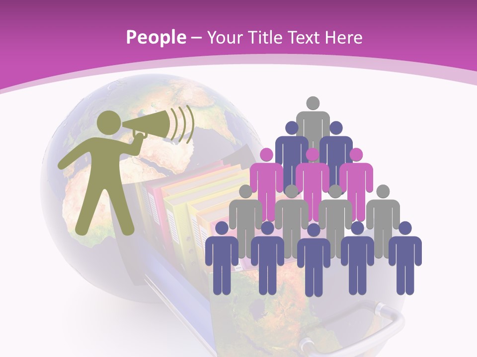 Database Document Host PowerPoint Template