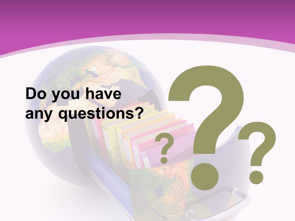 Database Document Host PowerPoint Template