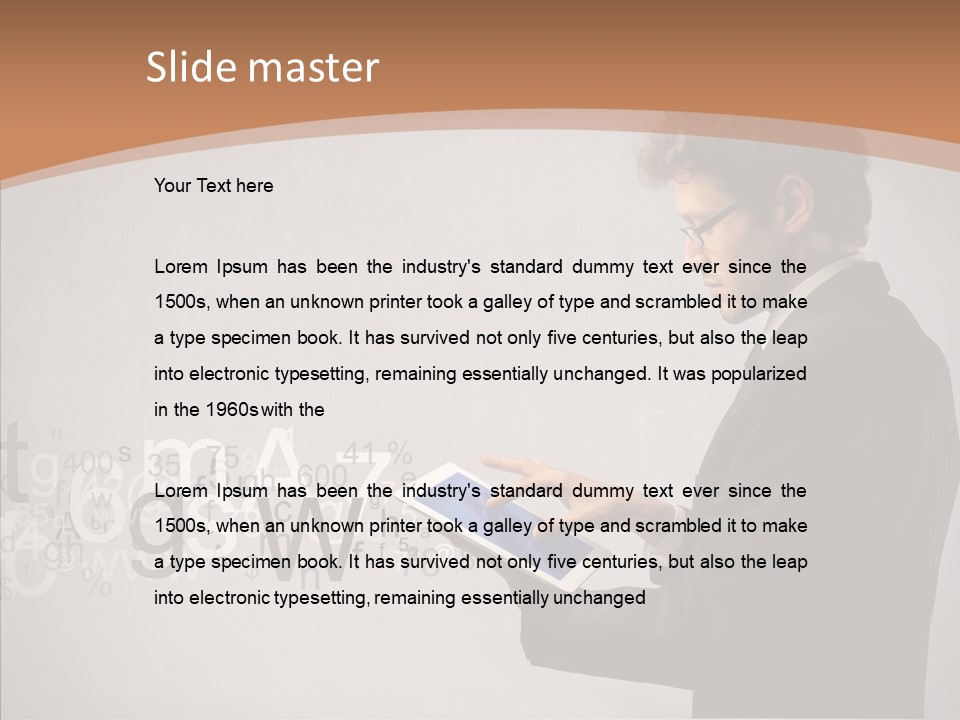 Young Fashion Job PowerPoint Template