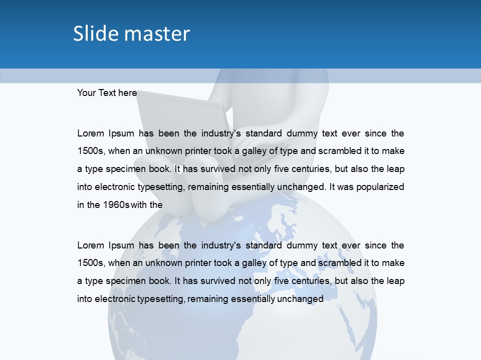 Operator Job Character PowerPoint Template