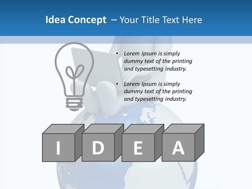 Operator Job Character PowerPoint Template