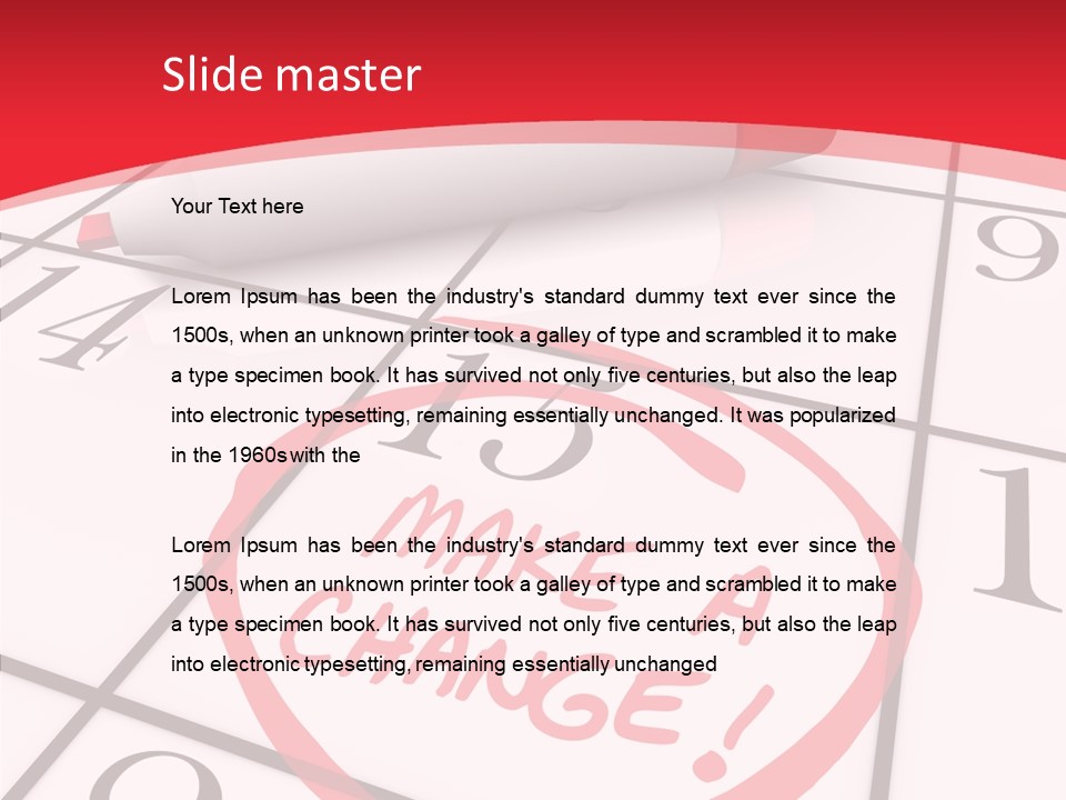 Marker Pen Improve PowerPoint Template