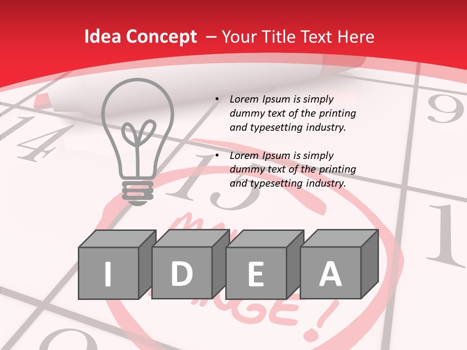 Marker Pen Improve PowerPoint Template