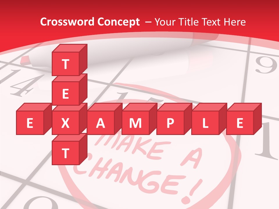 Marker Pen Improve PowerPoint Template