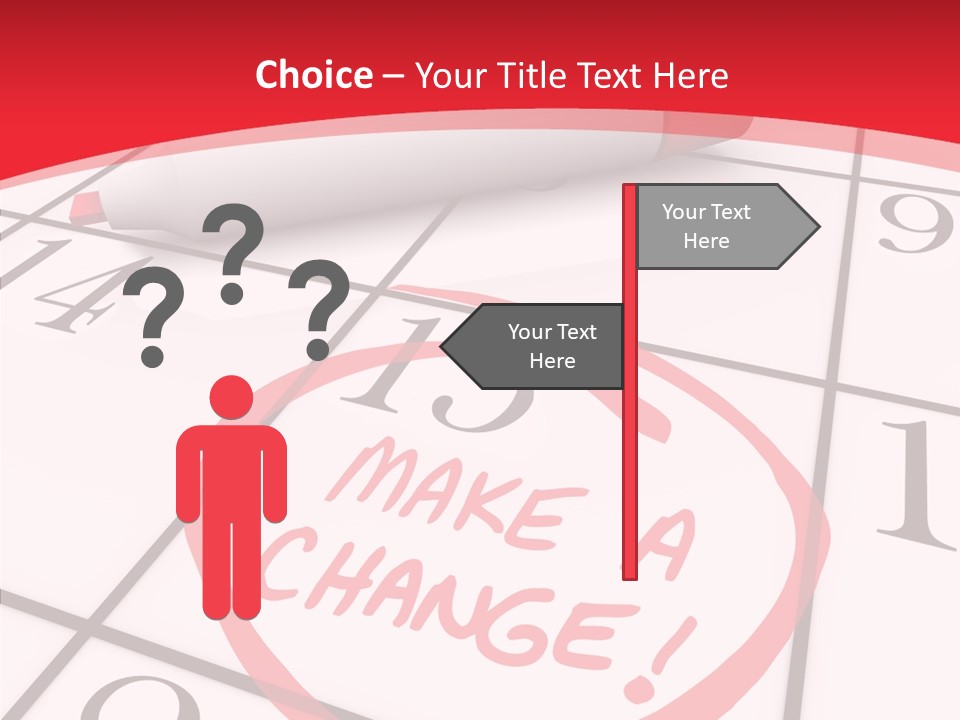 Marker Pen Improve PowerPoint Template