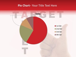 White Success Red PowerPoint Template