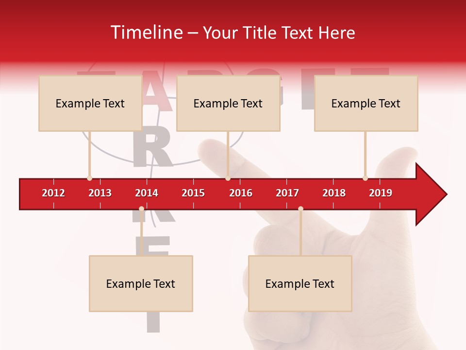 White Success Red PowerPoint Template