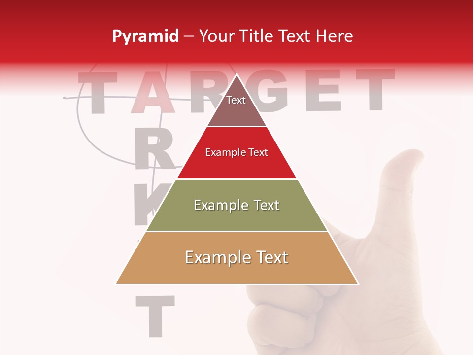 White Success Red PowerPoint Template