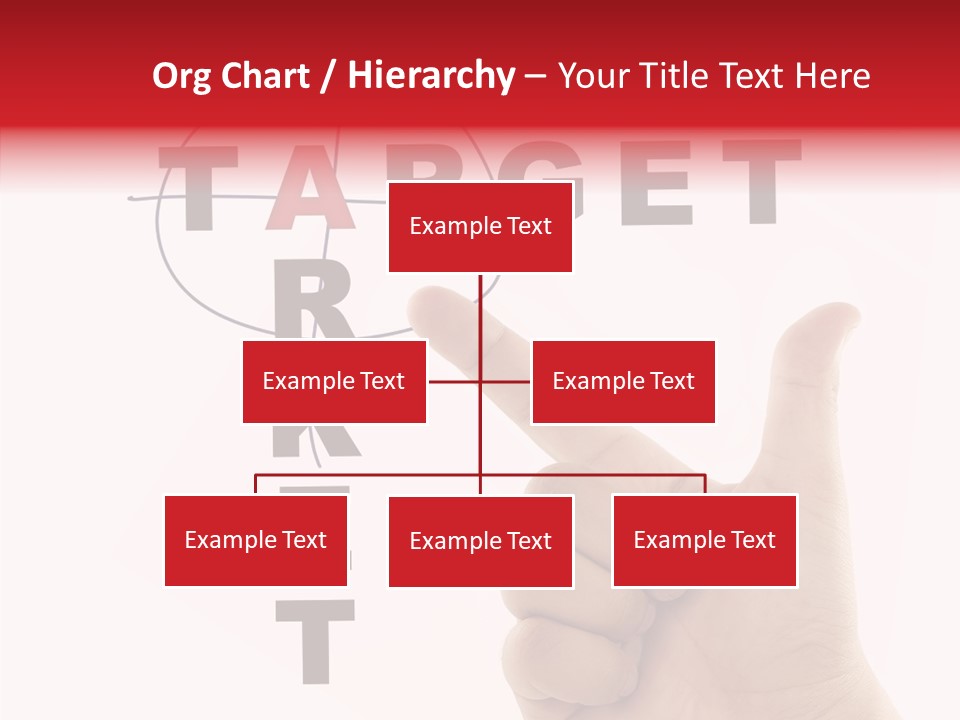 White Success Red PowerPoint Template