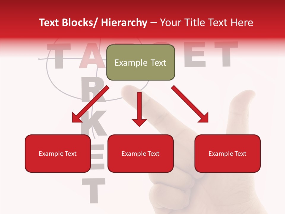 White Success Red PowerPoint Template