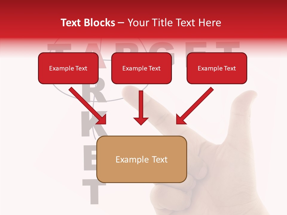 White Success Red PowerPoint Template